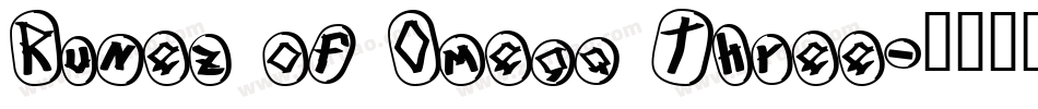 Runez of Omega Three字体转换
